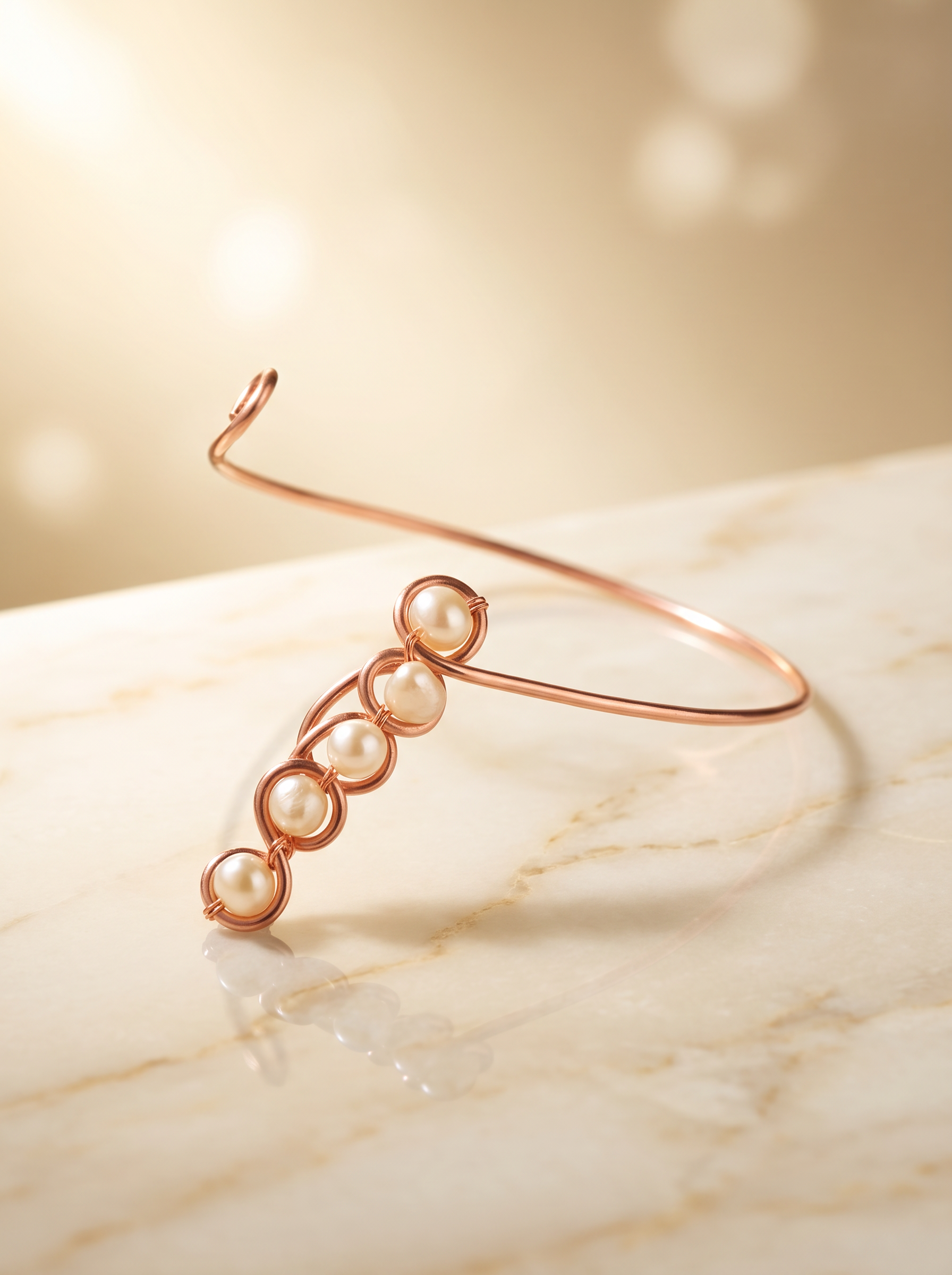 Beauty Upkeep Pearl Cascade Bracelet